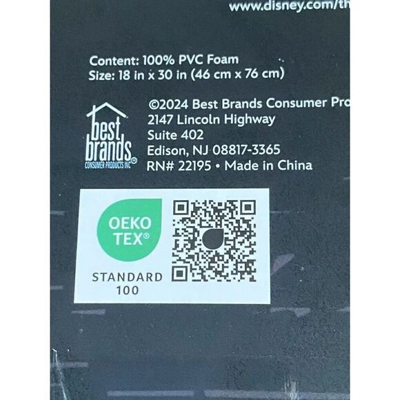 NIGHTMARE BEFORE CHRISTMAS Jack & Sally Anti Fatigue Kitchen Mat 18 x 30” NEW - Picture 10 of 11